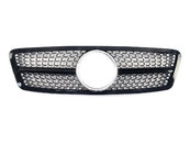 Решітка радіатора Black Diamond на Mercedes-Benz C-Class W203 2000-2007 року