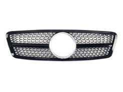 Решітка радіатора Black Diamond на Mercedes-Benz C-Class W203 2000-2007 року