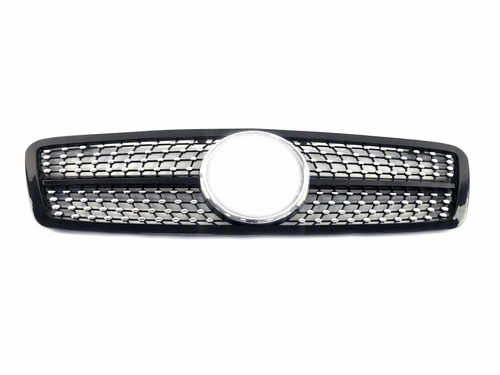 Решітка радіатора Black Diamond на Mercedes-Benz C-Class W203 2000-2007 року