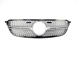 Решетка радиатора Silver Diamond на Mercedes-Benz GLE-Class Coupe C292 2015-2019 года