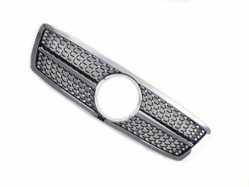 Решітка радіатора Silver Diamond на Mercedes-Benz C-Class W203 2000-2007 року