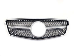 Решетка радиатора Silver Diamond на Mercedes-Benz E-Class W212 2009-2013 года