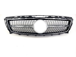 Решетка радиатора Silver Diamond на Mercedes-Benz CLS-Class C218 2011-2014 года