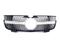 Решетка радиатора Silver Diamond на Mercedes-Benz GL-Class X164 2006-2009 года