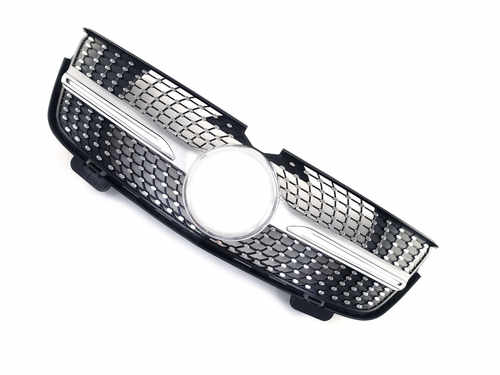 Грати радіатора Silver Diamond на Mercedes-Benz GL-Class X164 2006-2009 року
