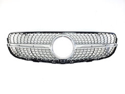 Решетка радиатора Silver Diamond на Mercedes-Benz GLC-Class X253 2015-2019 года