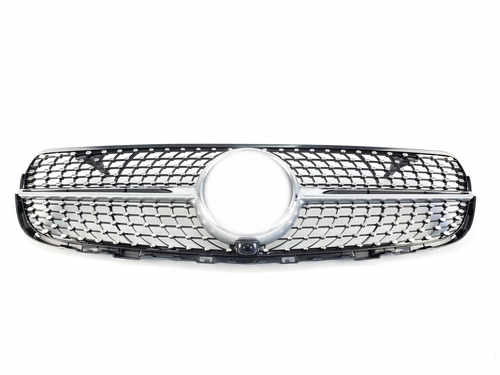 Грати радіатора Silver Diamond на Mercedes-Benz GLC-Class X253 2015-2019 року