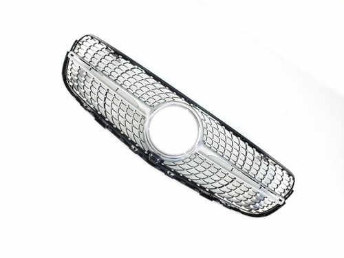 Грати радіатора Silver Diamond на Mercedes-Benz GLC-Class X253 2015-2019 року