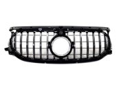 Решетка радиатора Chrome Black Normal GT на Mercedes-Benz GLA-Class H247 2020-2023 года