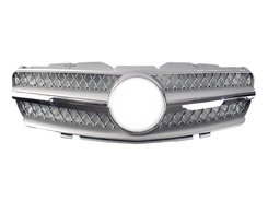Решетка радиатора Silver SL на Mercedes-Benz SL-Class R230 2001-2006 года