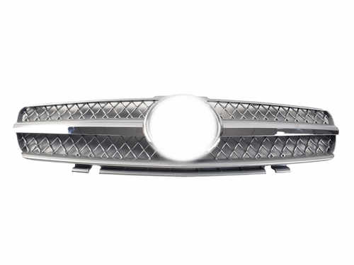 Грати радіатора Silver SL на Mercedes-Benz SL-Class R230 2001-2006 року