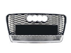 Решетка радиатора Chrome Black (в стиле RS7 quattro) на AUDI A7 4G 2010-2014 года