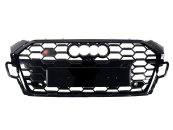 Решітка радіатора Full Black (Gloss) (в стилі S5) на AUDI A5 B9 2020-2023 року