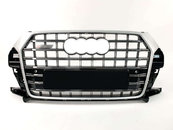 Решітка радіатора Silver Black ( в стилі SQ3 ) на AUDI Q3 8U 2014-2018 року
