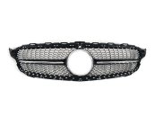 Решітка радіатора Diamond Black (з місцем під камеру) на Mercedes-Benz C-Class W205 2014-2018 року