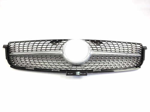 Решітка радіатора Silver Diamond на Mercedes-Benz ML-Class W166 2011-2015 року