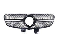 Решетка радиатора Black Normal Diamond на Mercedes-Benz V-Class W447 2019-2023 года
