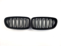 Решетка Черный мат (Двойные M-Look) Китай на BMW 5 Series F10/F11 2010-2017 года