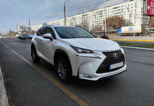 Передній бампер (стиль F-Sport) V1 на Lexus NX 2014-2017 року