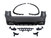 Задній бампер (стиль GLC63 AMG) на Mercedes-Benz GLC-Class X253 2015-2019 року.