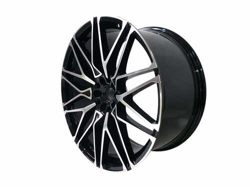 R22 Chrome Black (різноширокі) Диски на BMW X5 G05 2018-2022 роки