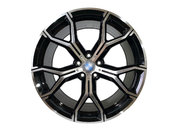 R22 Chrome Black (різноширокі) Диски на BMW X5 F15 2013-2018 року