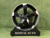Диски Audi (Satin Black + Chrome) R20 одноширокі