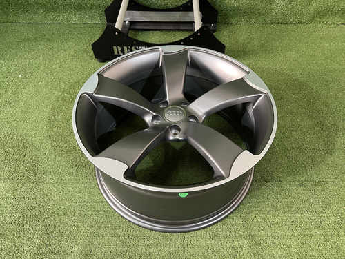Диски Audi (Satin Gray + Chrome) R20 одноширокі