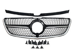 Решетка радиатора (Diamond Black) на Mercedes-Benz VITO-Class W447 2019-2023 года