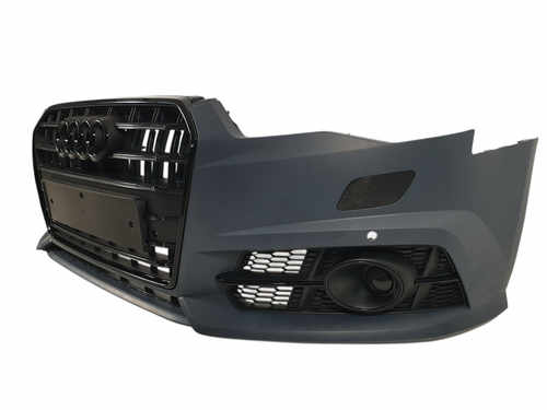 Передній бампер (S-Line) V2 на AUDI A6 C7 2014-2018 року
