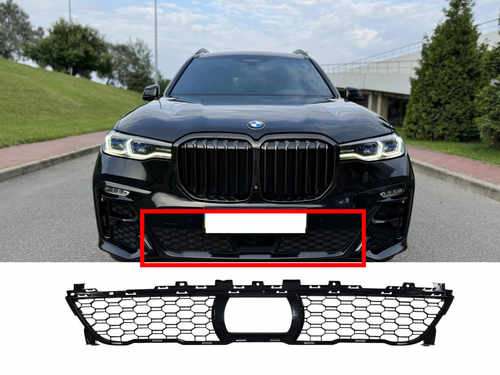 Решітка в бампер на BMW X7 G07 2018-2022 року