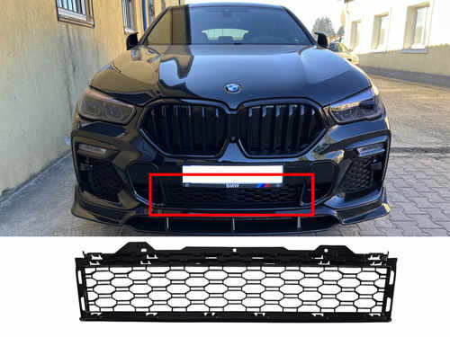 Решітка в бампер на BMW X6 G06 2019-2022 року