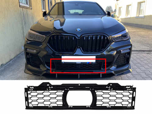 Решітка в бампер на BMW X6 G06 2019-2022 року