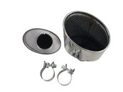 Насадки на вихлоп Chrome (стиль RS) на AUDI A5 B9 2016-2020 року