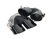 Насадки на вихлоп Full Black (стиль GLE53 AMG) на Mercedes-Benz GLE-Class W167 2018-2023 року