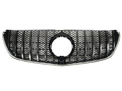 Решетка радиатора Chrome Black V2 (с местом под камеру) GT на Mercedes-Benz V-Class W447 2014-2019 года