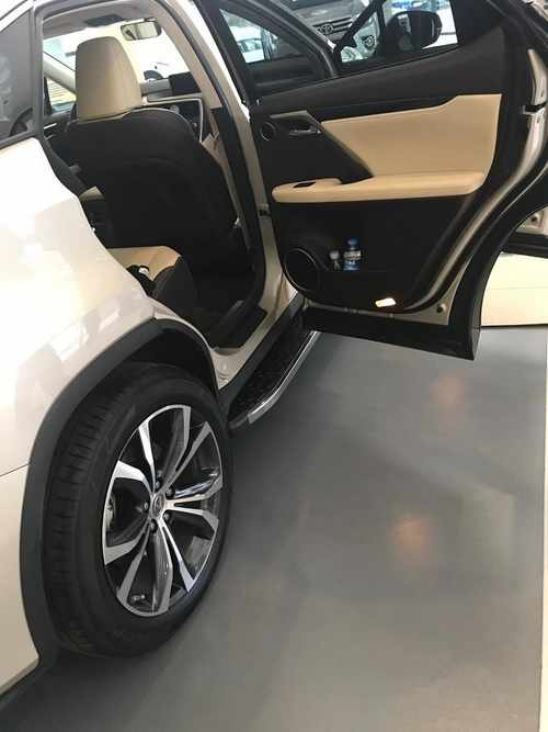 Бічні підніжки BlackLine (2 шт) для Lexus RX 2016↗ мм.