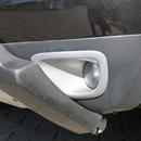 Накладки на противотуманки (2 шт, ABS) для Dacia Duster 2008-2018 рр.