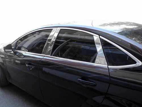 Молдинг дверних стійок (нерж) для Ford Mondeo 2008-2014 років.