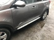 Бокові пороги Niken BMW-style (2 шт., Алюм.) для Kia Sportage 2010-2015 рр