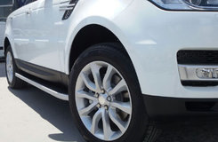 Бічні пороги Tayga Grey (2 шт., Алюміній) для Land Rover Discovery V