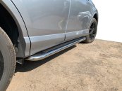 Боковые пороги Maydos V2 (2 шт., алюминий -2022 нерж) для Toyota Rav 4 2013-2018 гг.