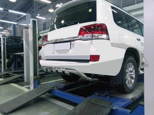 Задня захист Gronder (нерж) для Lexus LX570/450d