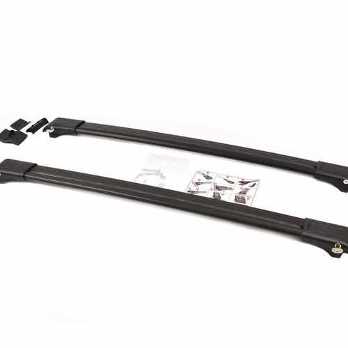 Багажник на рейлінги на ніжках Erkul Wingcarrier V1 для Nissan X-Trail 2014 +, чорний 2шт.