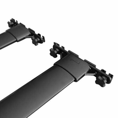 Поперечные рейлинги для Toyota Land Cruiser 200 2007-2021 цвет черный