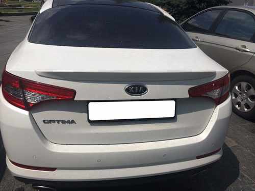 Спойлер ліп на багажник Kia Optima 2010-2013 ABS пластик під фарбування