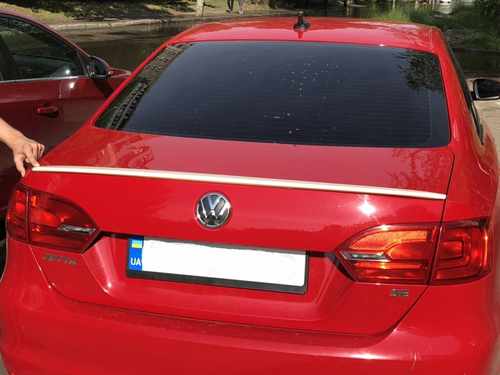 Спойлер ліп багажника Volkswagen Jetta 2010-2017 ABS пластик під фарбування
