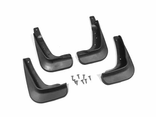 Бризковики Mitsubishi Lancer X без порогів комплект 4 шт.