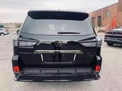 Обвіс спідниця заднього TRD бампера Lexus LX 570 2015-2021 колір чорний