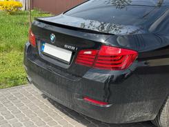 Спойлер лип на багажник BMW series 5 F10 2010-2016 ABS пластик, чорний глянець